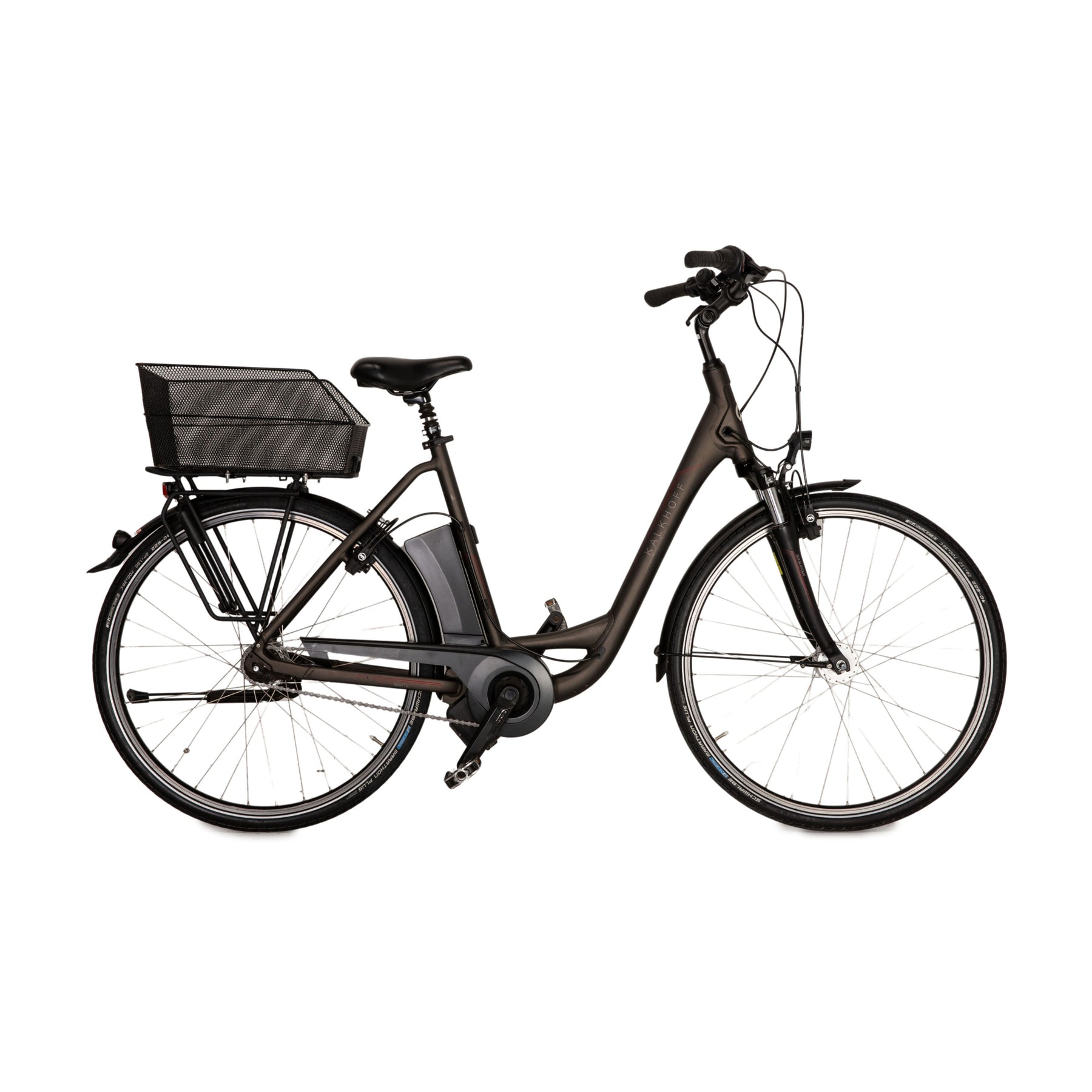 Kalkhoff E-City Bike Agattu I7R HS 2017 Schwarz Aluminium