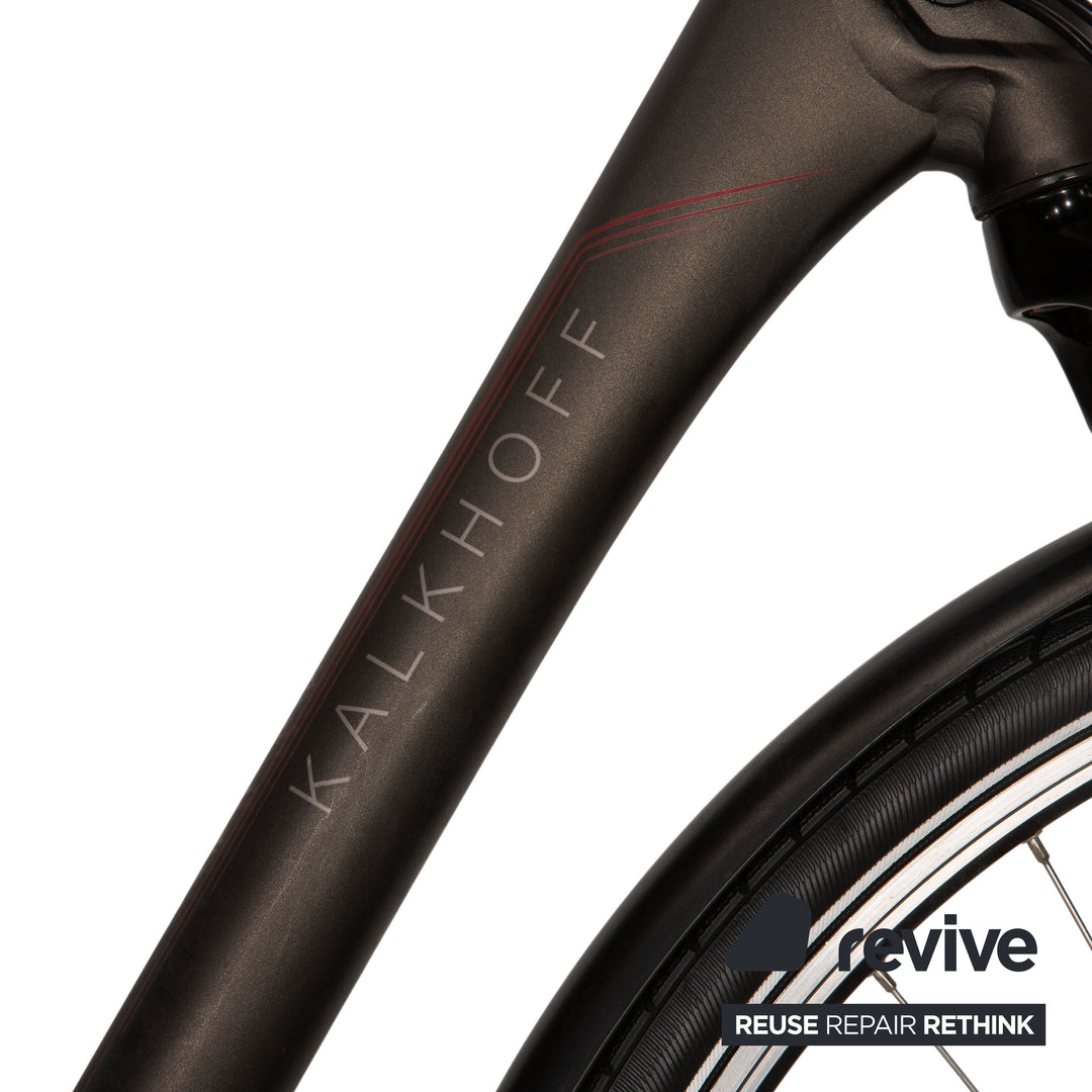 kalkhoff agattu citybike Kalkhoff E-City Bike Agattu I7R HS 2017 Schwarz Aluminium - 2. Hand