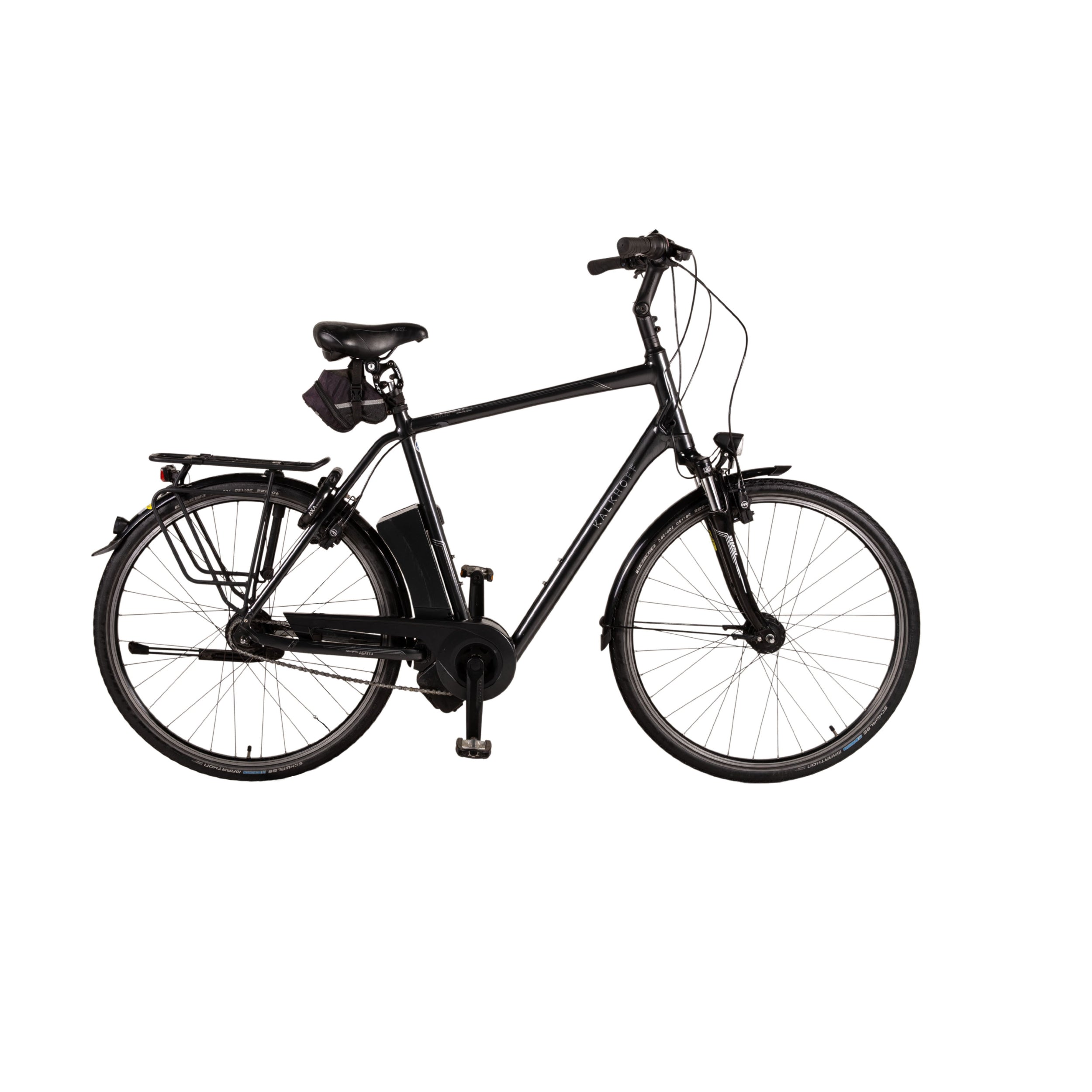 elektrofahrrad kalkhoff agattu Kalkhoff E-City Bike Agattu I8R HS 2017 Schwarz Aluminium - 2. Hand
