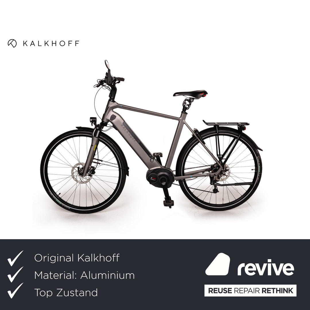 kalkhoff trekking e bike 2018 Kalkhoff E-Trekking Bike ENDEAVOUR ADVANCE N10 2018 Grau Aluminium - 2. Hand