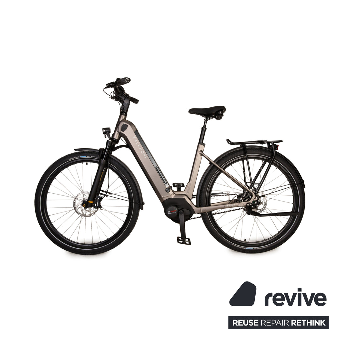 Kalkhoff IMAGE 5.B ADVANCE + 2021 Aluminum E-Trekking Bike Gray RH 48 bicycle