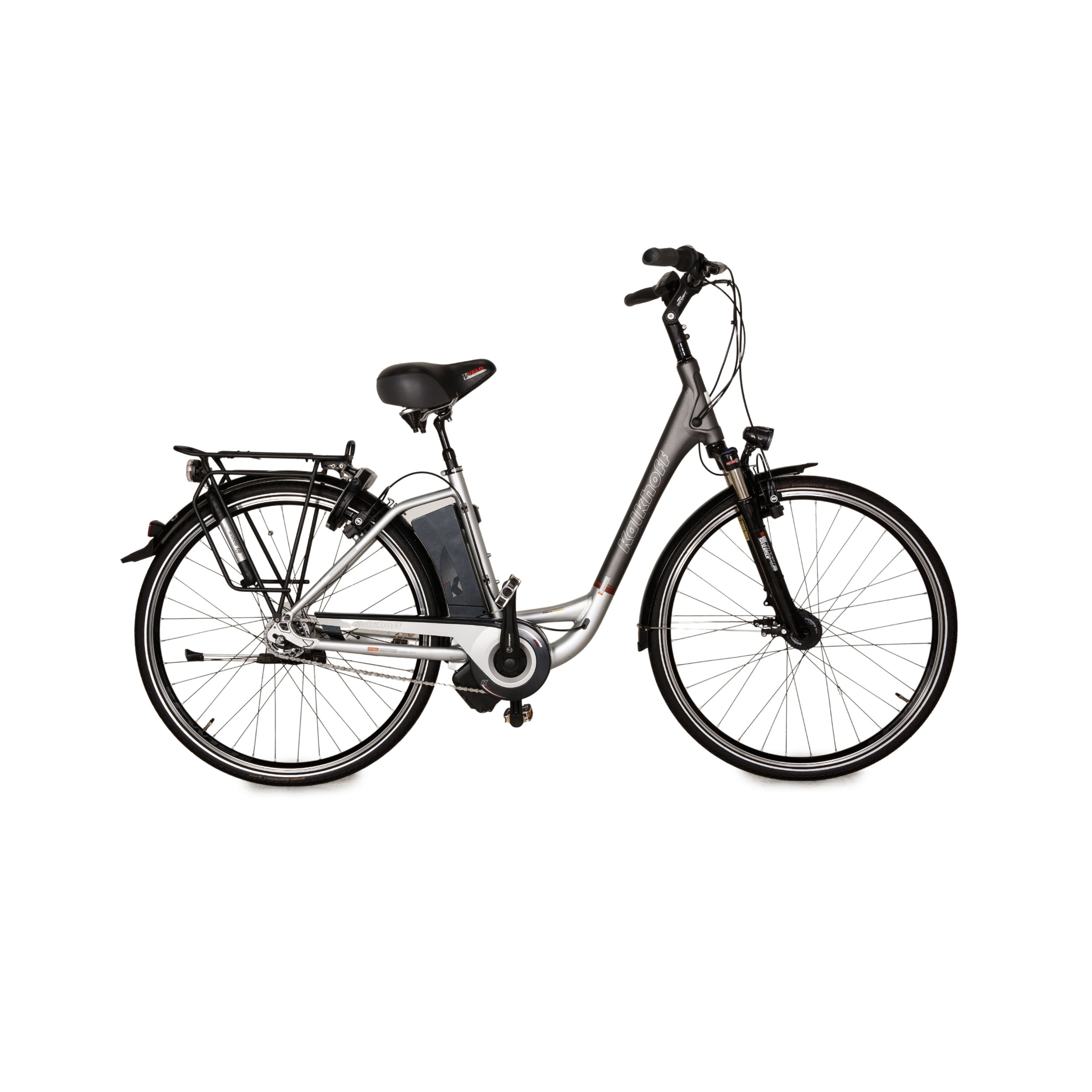 kalkhoff e-bike pedelec impulse 8c hs 36v 15ah 540wh Kalkhoff E-City Bike Impulse 8C HS 2011 Silber Aluminium - 2. Hand
