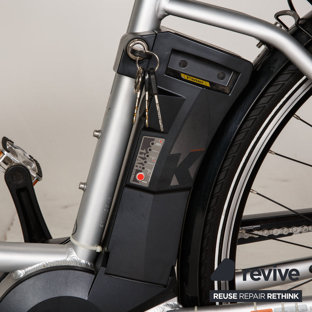 Kalkhoff Impulse 8C HS 2011 E-City-Bike Silber RH 45 Fahrrad
