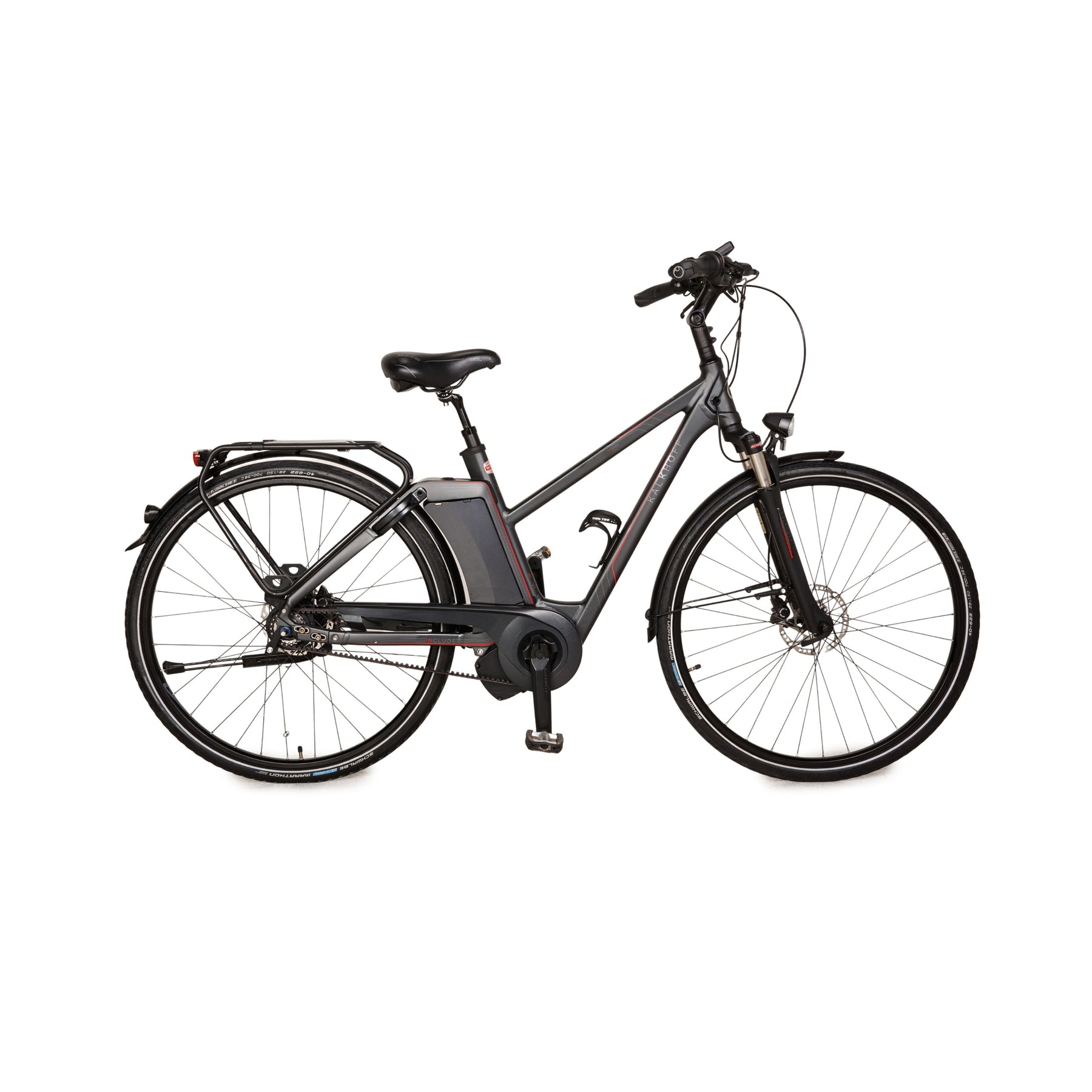 Kalkhoff E-City Bike Include Premium 8 2017 Schwarz Aluminium