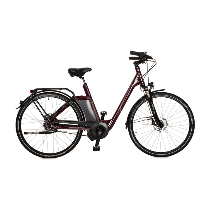 Kalkhoff INCLUDE PREMIUM I8 2017 Aluminium E-City Bike Dunkelrot RH 50 Fahrrad