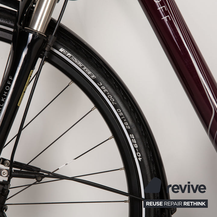 Kalkhoff INCLUDE PREMIUM I8 2017 Aluminium E-City Bike Dunkelrot RH 50 Fahrrad