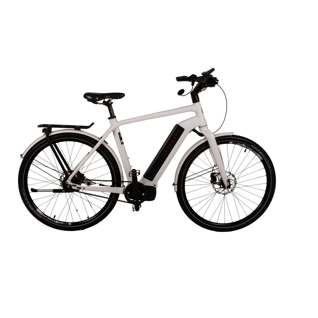trekking e bike 2016 Kalkhoff E-Trekking Bike Integrale 8 2016 Weiß Aluminium - 2. Hand