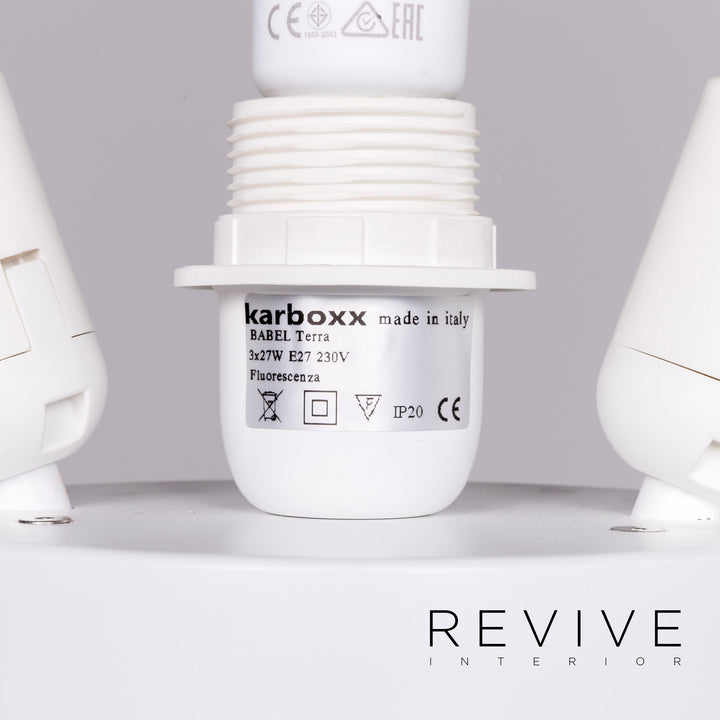 Karboxx Babel Metall Stehlampe Weiß Lampe Leuchte #8774
