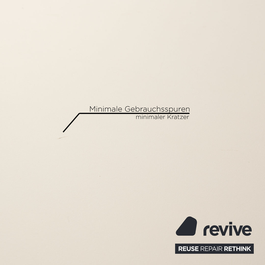 Kartell Glossy Wood Dining Table White Metal 129 x 129 cm