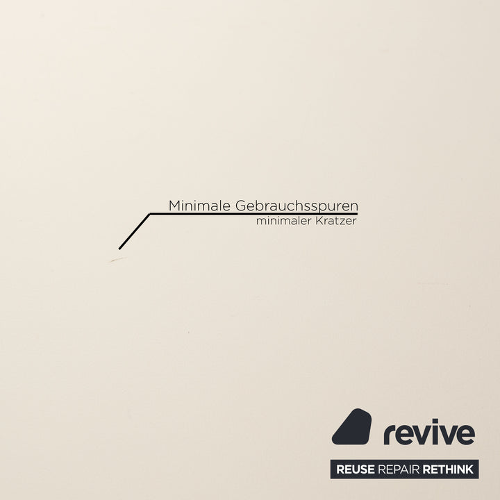 Kartell Glossy Wood Dining Table White Metal 129 x 129 cm