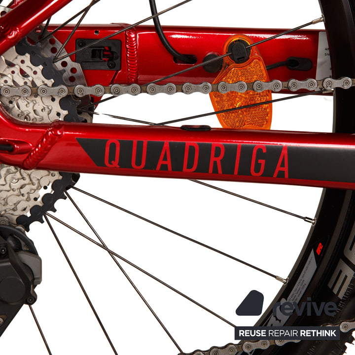 Kettler Quadriga Town &amp; Country 2021 Aluminum E-Trekking Bike Red RH 46 bicycle