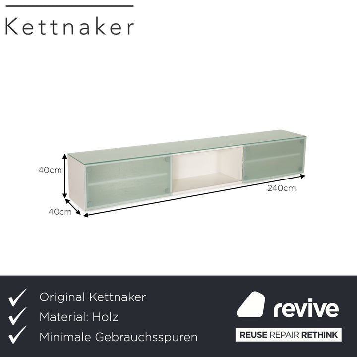 Kettnaker Fino wooden sideboard white