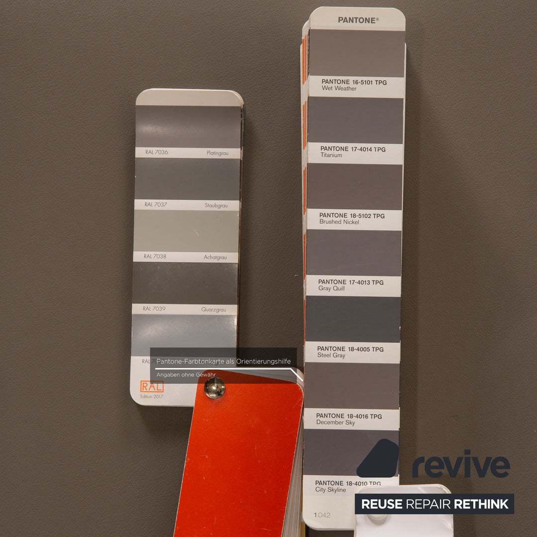 KFF Cosnius &amp; Sinus leather chair set black gray 4x metal