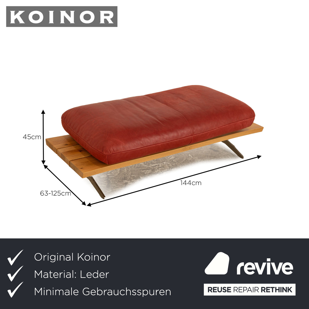 Kionor Marilyn Leather Stool Red manual function