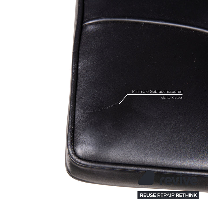 Knoll International Barcelona Leder Sessel Schwarz by Ludwig Mies van der Rohe