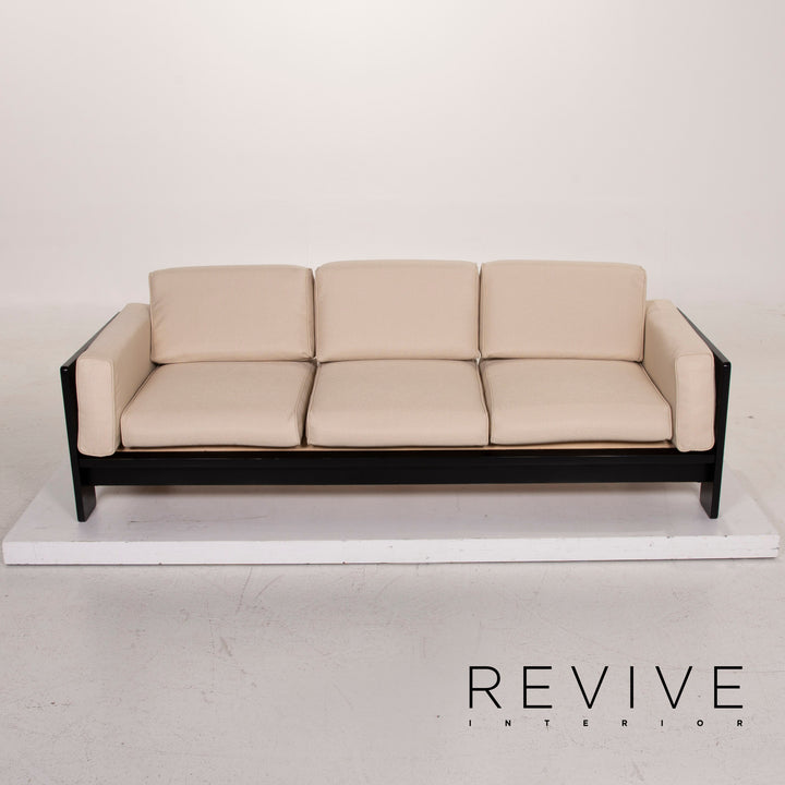 Knoll International Bastiano Fabric Sofa Cream Three Seater #14683