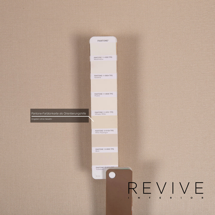 Knoll International Bastiano Fabric Sofa Cream Three Seater #14683