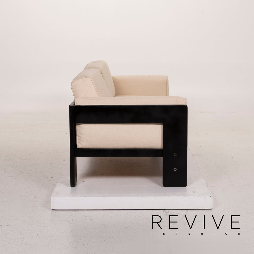 Knoll International Bastiano Fabric Sofa Cream Three Seater #14683