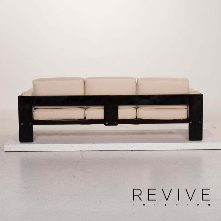 Knoll International Bastiano fabric sofa set cream 1x three-seater 1x two-seater new cover #15395