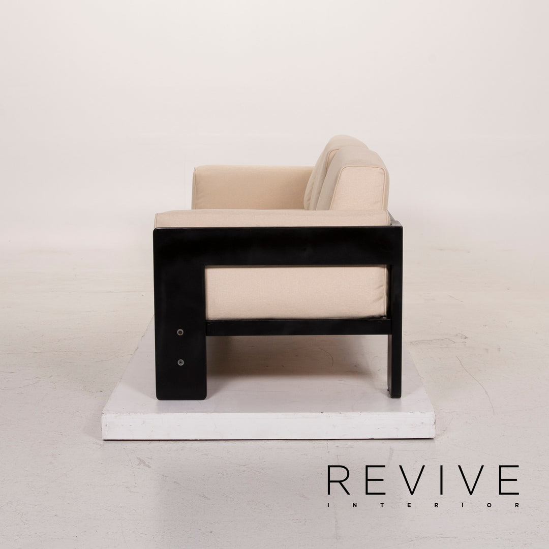 Knoll International Bastiano fabric sofa set cream 1x three-seater 1x two-seater new cover #15395