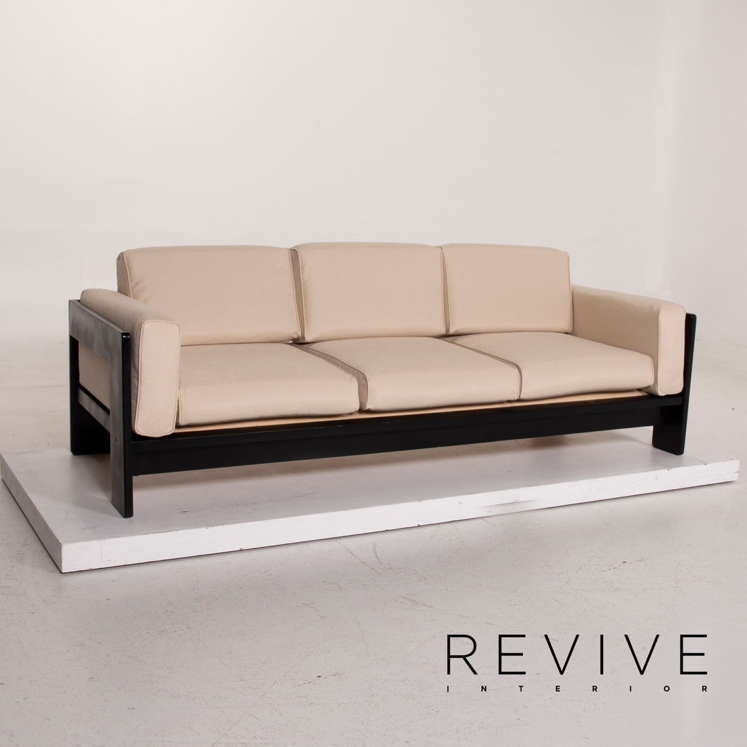 Knoll International Bastiano fabric sofa set cream 1x three-seater 1x two-seater new cover #15395