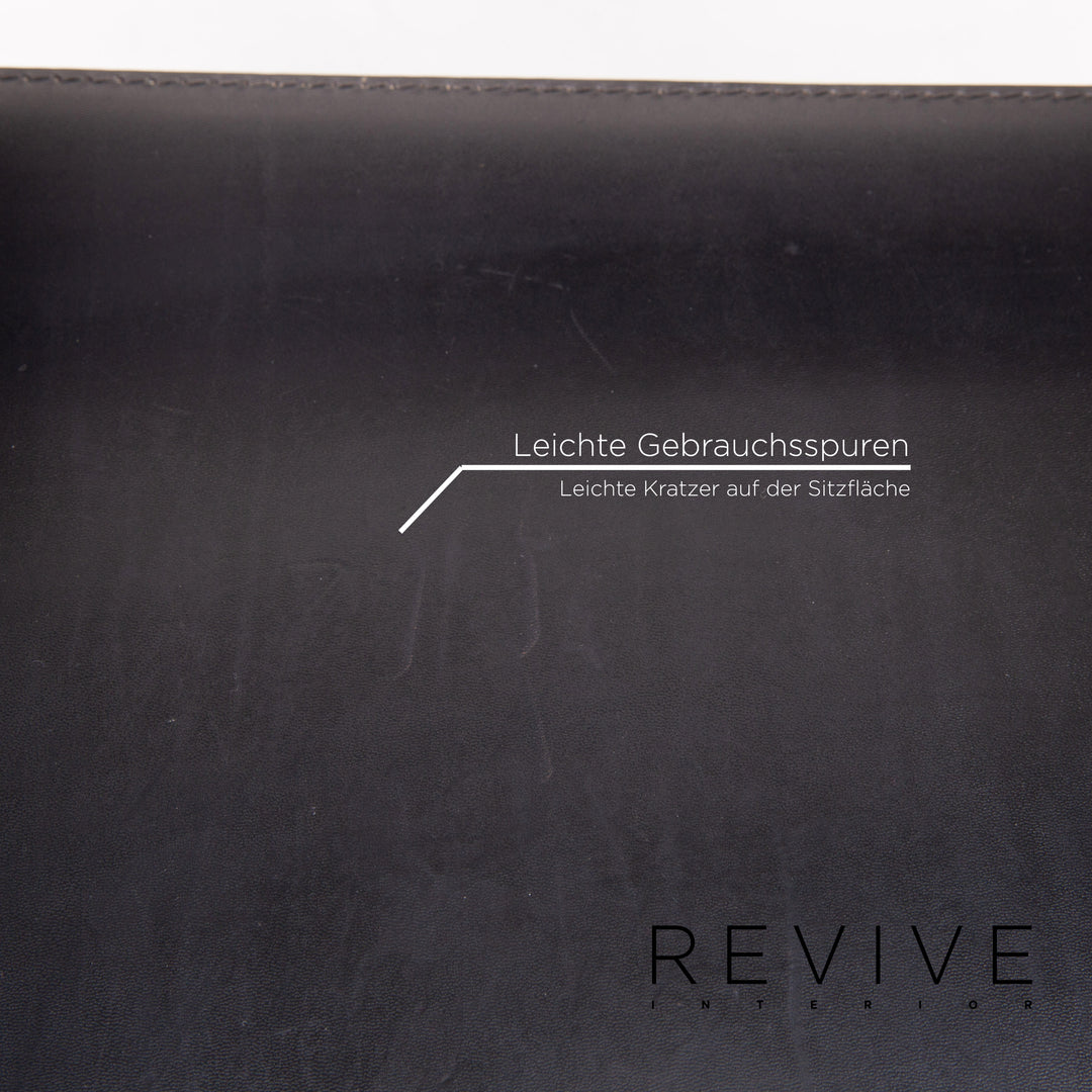 Knoll International Wassily Chair Leather Armchair Set Black Set #14270