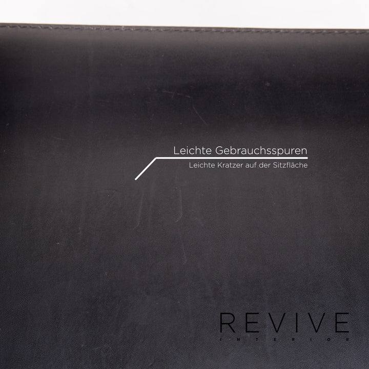 Knoll International Wassily Chair Leather Armchair Set Black Set #14270