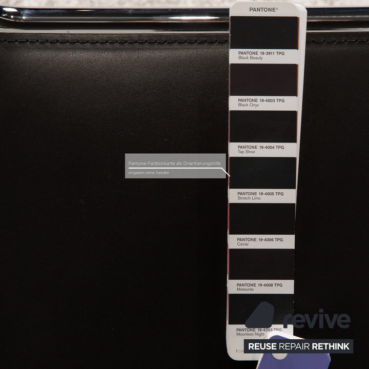 Knoll International Wassily Chair Leather Armchair Black Chair Marcel Breuer