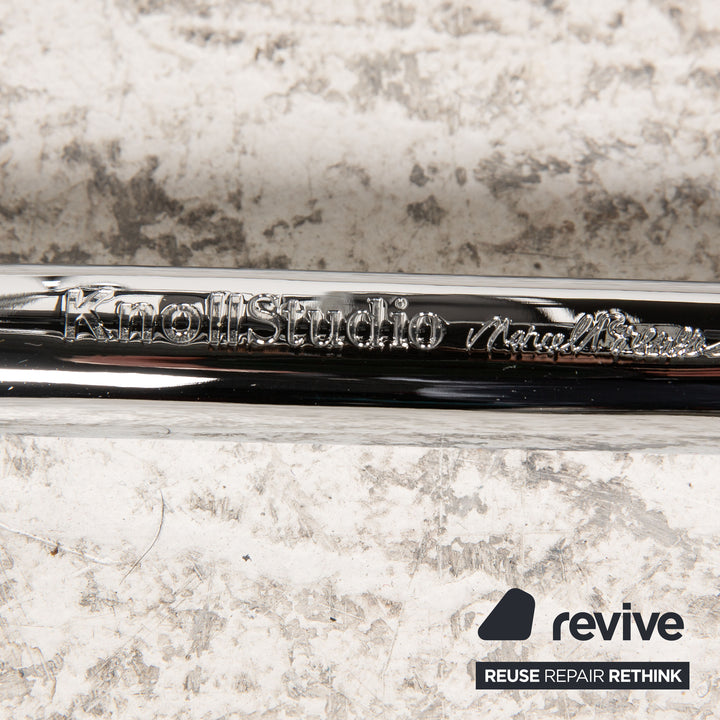 Knoll International Wassily Chair Leather Armchair Black Chair Marcel Breuer