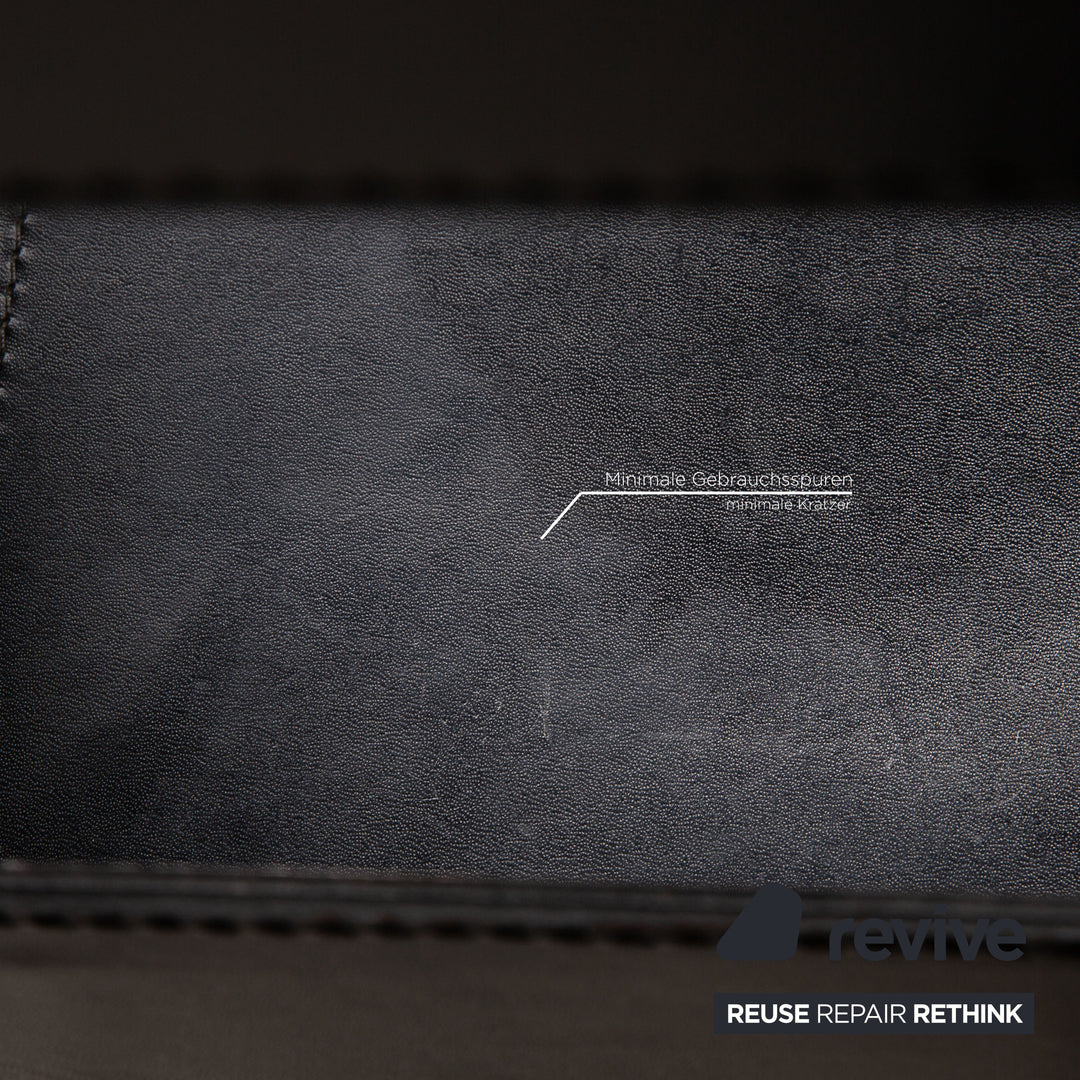 Knoll International Wassily Leather Armchair Black