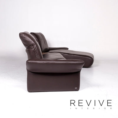 Koinor Elena Leder Sofa Braun Ecksofa Couch Funktion #9163