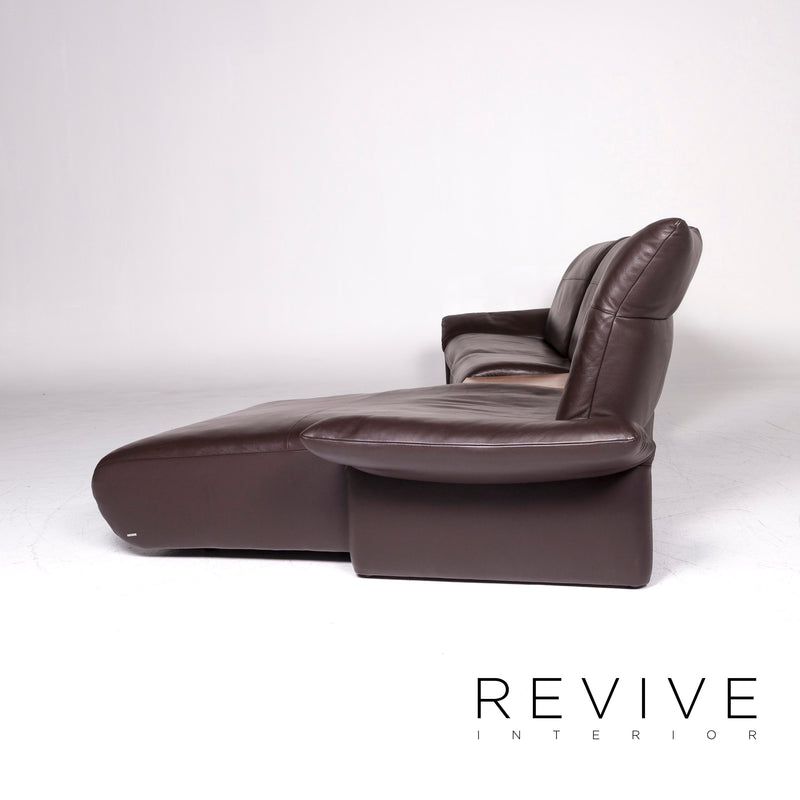 Koinor Elena Leder Sofa Braun Ecksofa Couch Funktion 