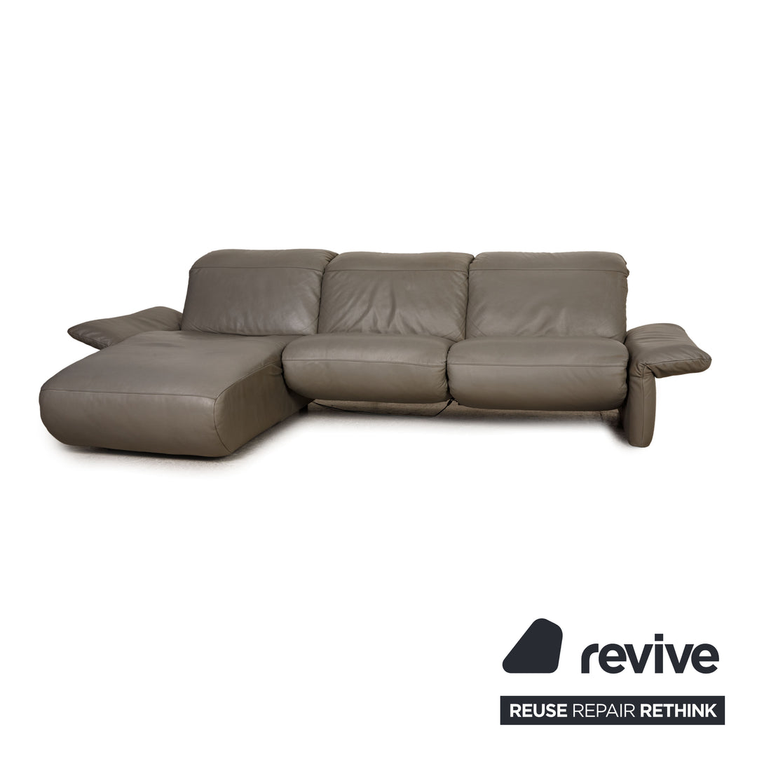 Koinor Elena Leather Corner Sofa Gray Sofa Couch Function