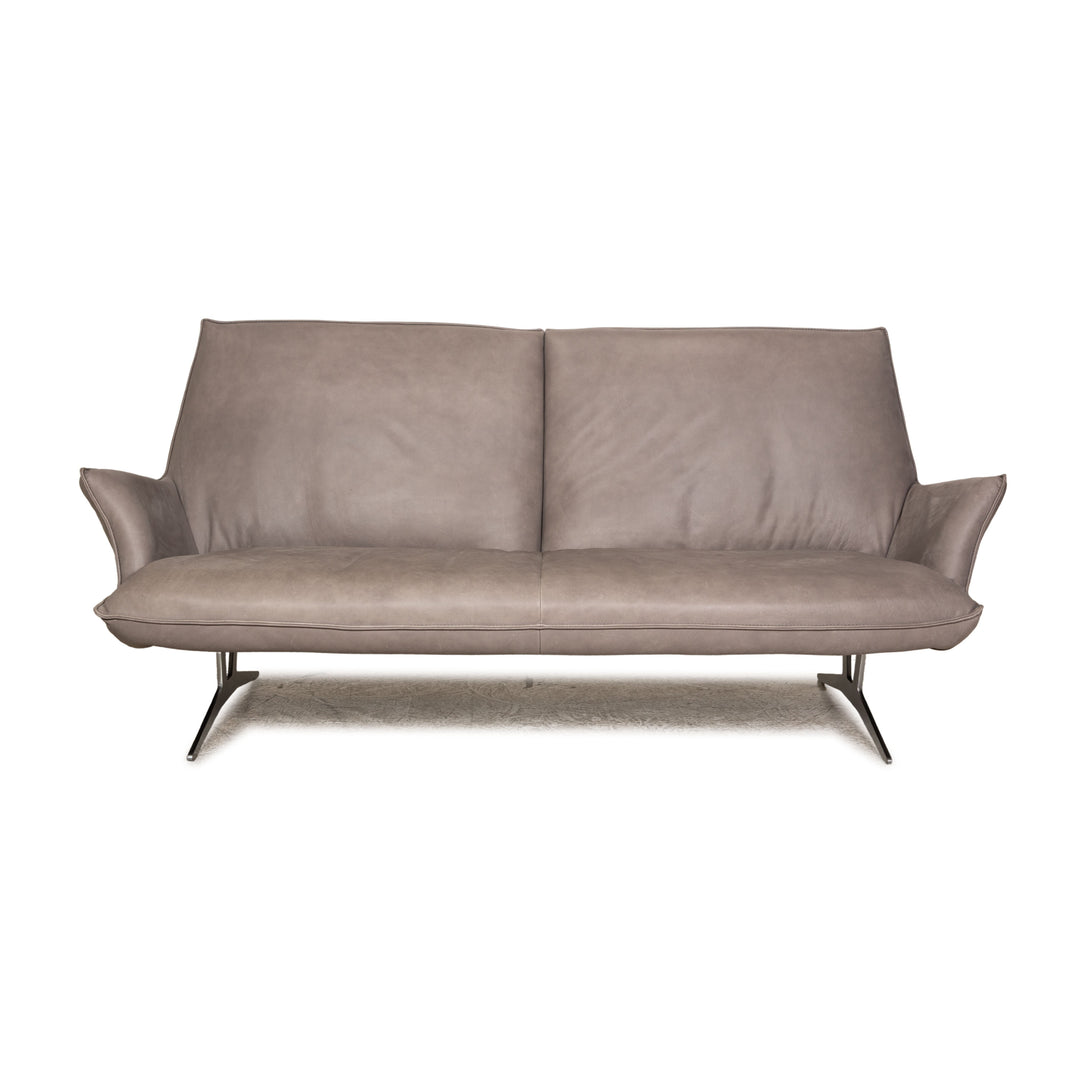 Koinor Fenja Leather Two Seater Sofa Couch Beige