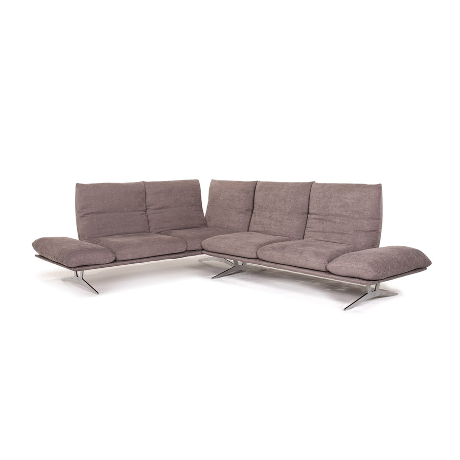 Koinor Francis Corner Sofa Gray Gray Brown Sofa Function Couch #13772