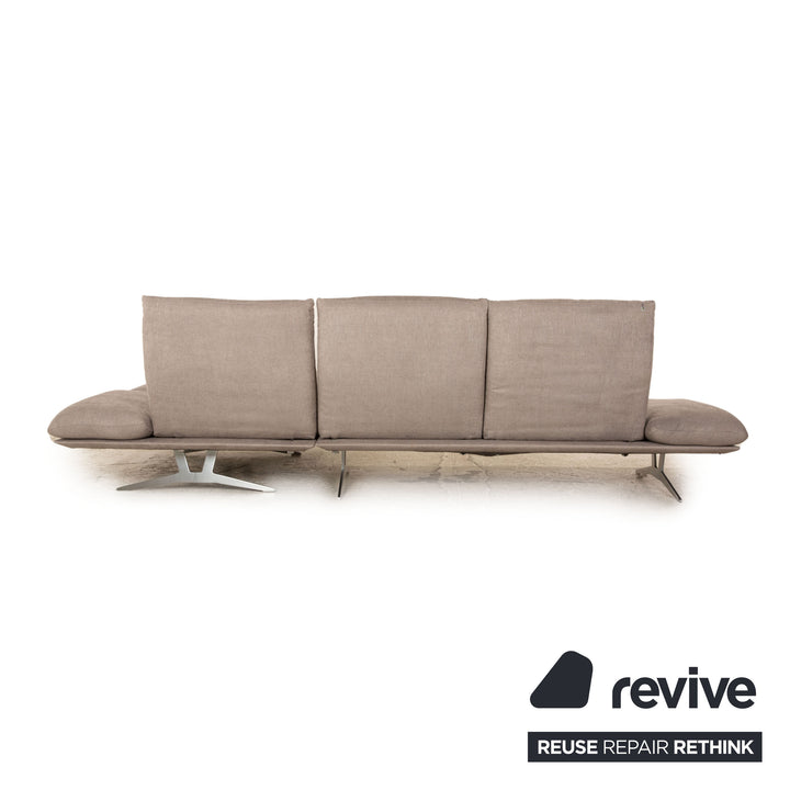 Koinor Francis fabric corner sofa gray manual function chaise longue right
