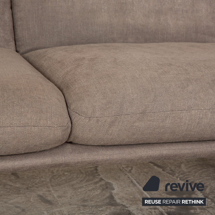 Koinor Francis fabric corner sofa gray manual function chaise longue right