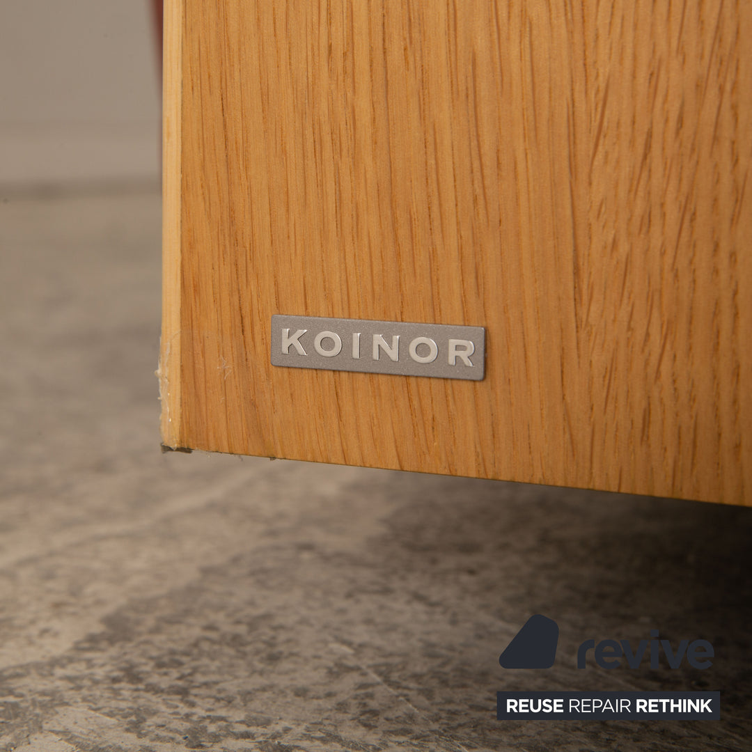 Koinor Free Motion Edit 3 Leder Zweisitzer Rot Sofa Couch Funktion