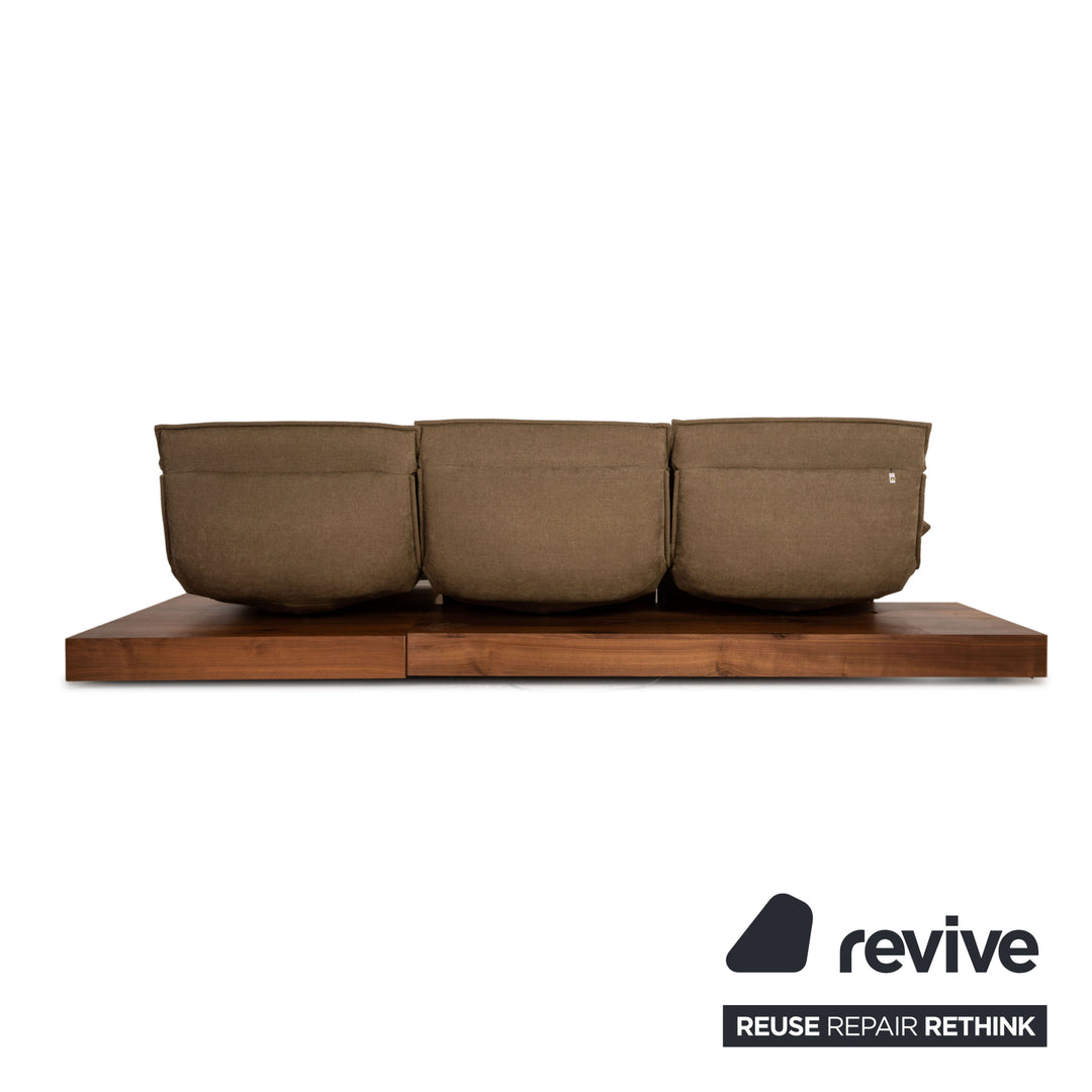 Koinor Free Motion Edit 3 Stoff Ecksofa Braun Sofa Couch Funktion