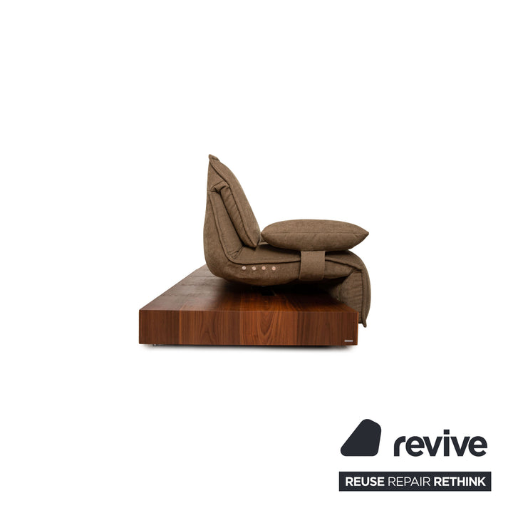 Koinor Free Motion Edit 3 Stoff Ecksofa Braun Sofa Couch Funktion
