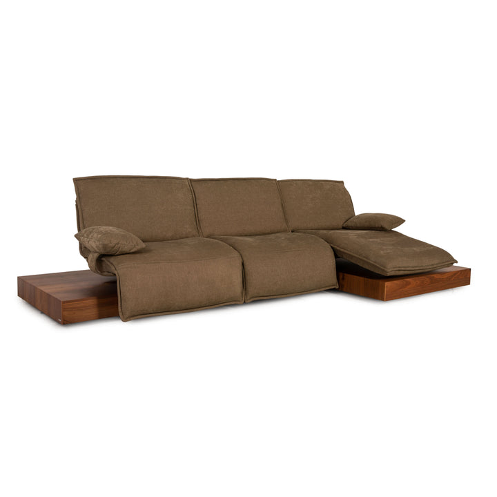 Koinor Free Motion Edit 3 Stoff Ecksofa Braun Sofa Couch Funktion
