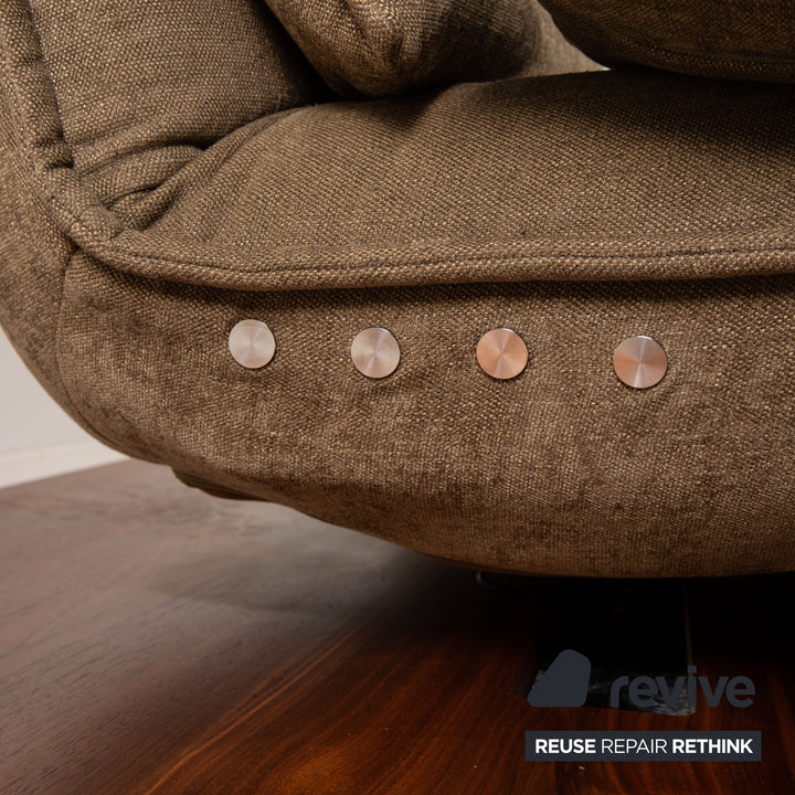 Koinor Free Motion Edit 3 Stoff Ecksofa Braun Sofa Couch Funktion