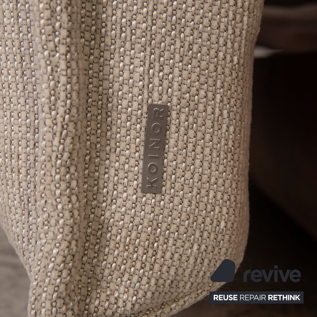 Koinor Free Motion Edit 3 Stoff Sofa Creme Zweisitzer Funktion Relaxfunktion