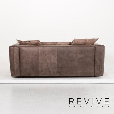 Koinor Glenn Anilin Leder Sofa Braun Zweisitzer Couch #12895