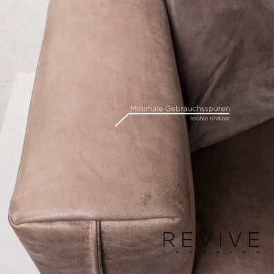 Koinor Glenn Anilin Leder Sofa Braun Zweisitzer Couch #12895