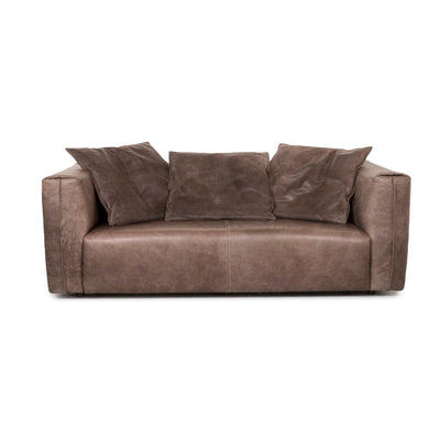 Koinor Glenn Anilin Leder Sofa Braun Zweisitzer Couch #12895