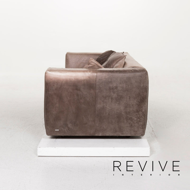 Koinor Glenn Leder Sofa Braun Dreisitzer Couch 