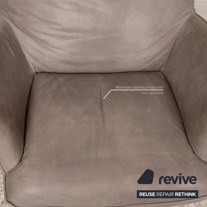 Koinor Isira Leder Sessel Garnitur Beige