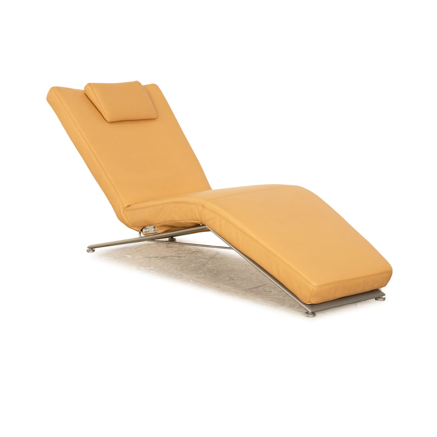 Koinor Jeremiah Leather Lounger Beige manual function