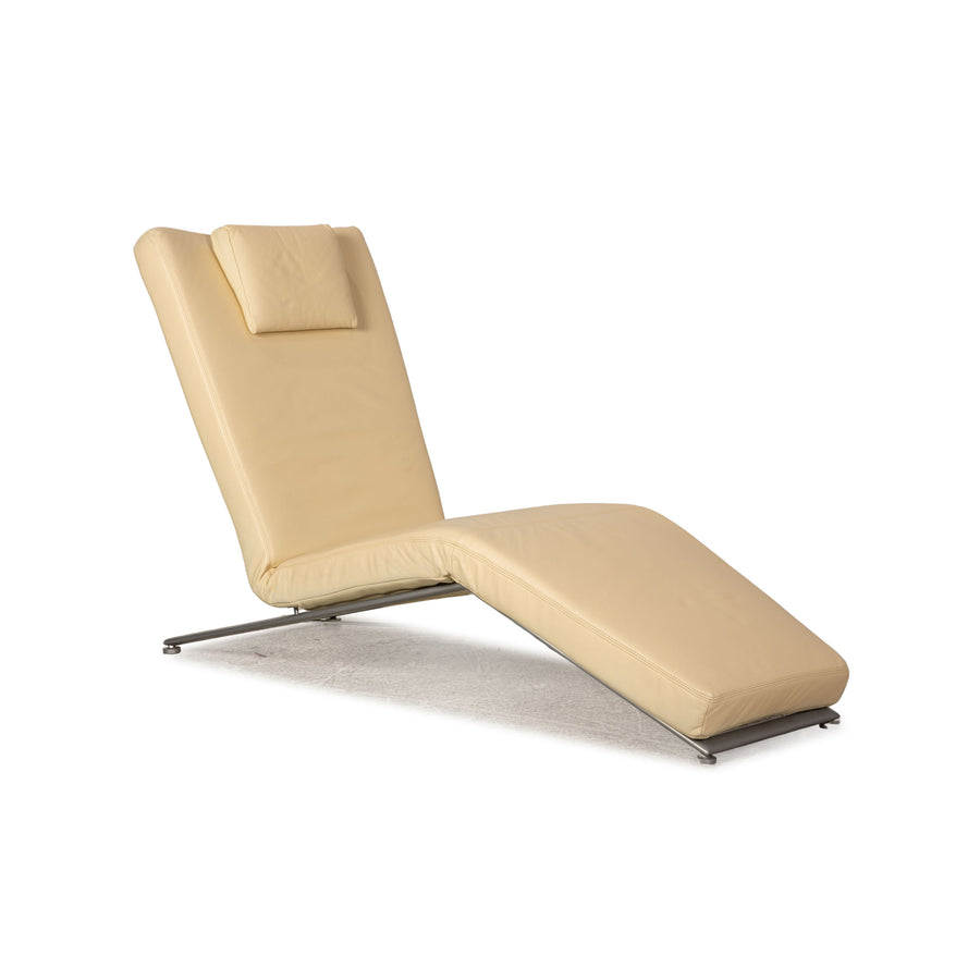 Koinor Jeremiah Leather Lounger Cream Feature